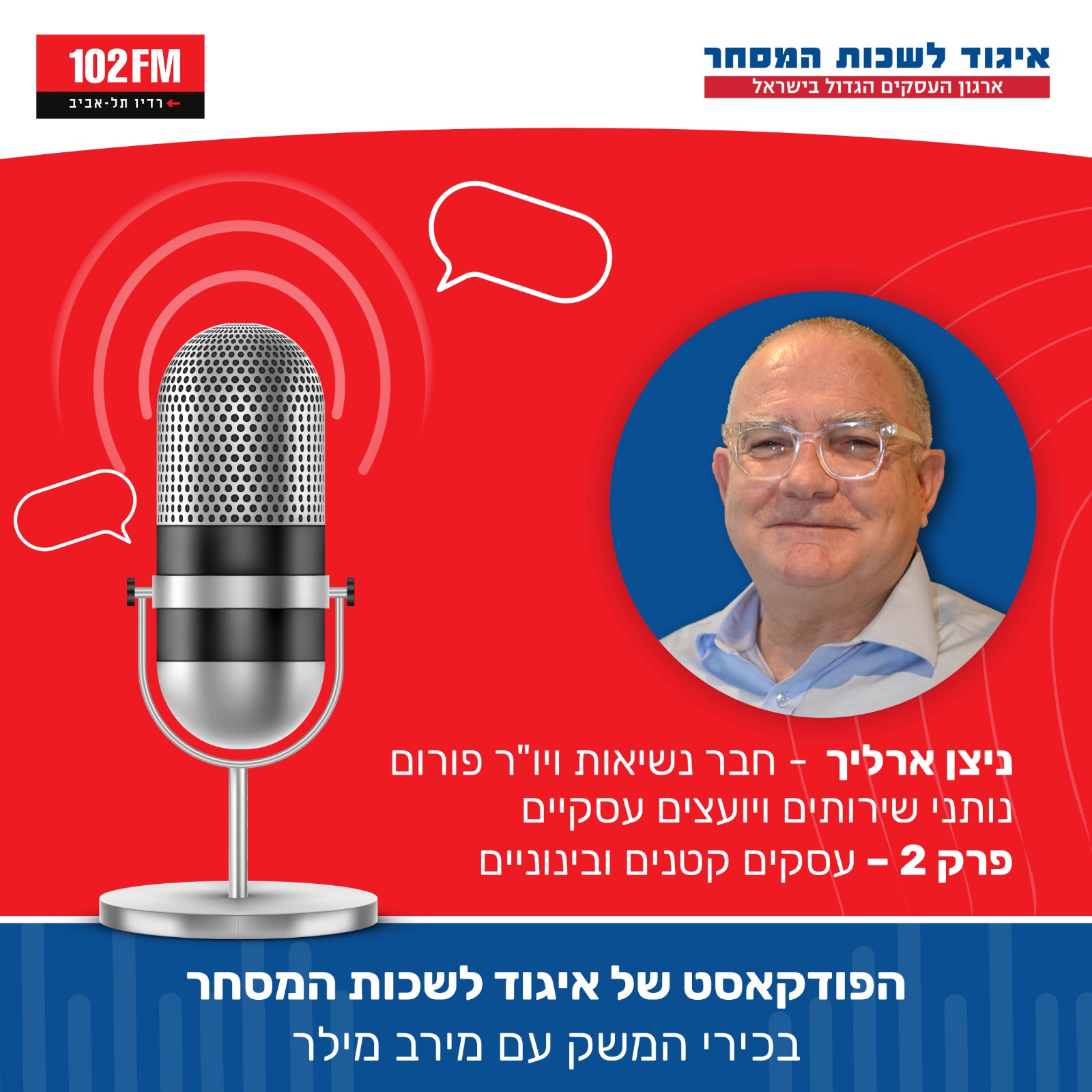 "בכירי המשק" הפודקאסט של איגוד לשכות המסחר | ניצן ארליך - איך לפתוח עסק בישראל?